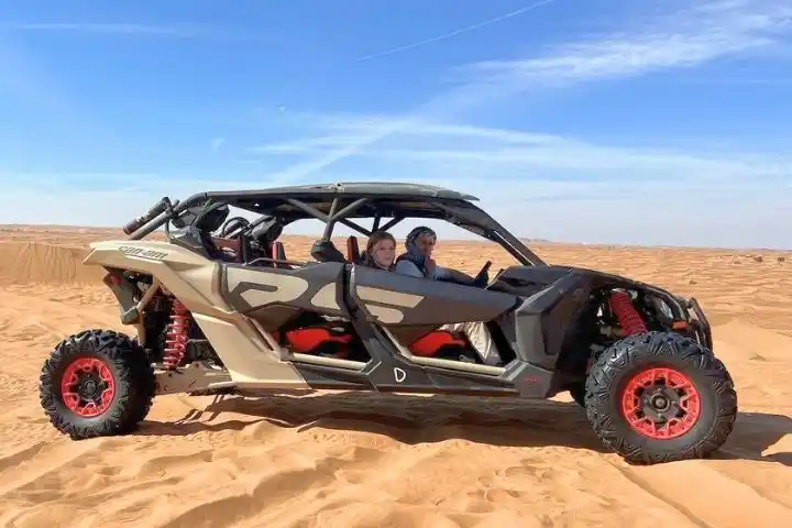 desert safari with 4 seater dune buggy ride